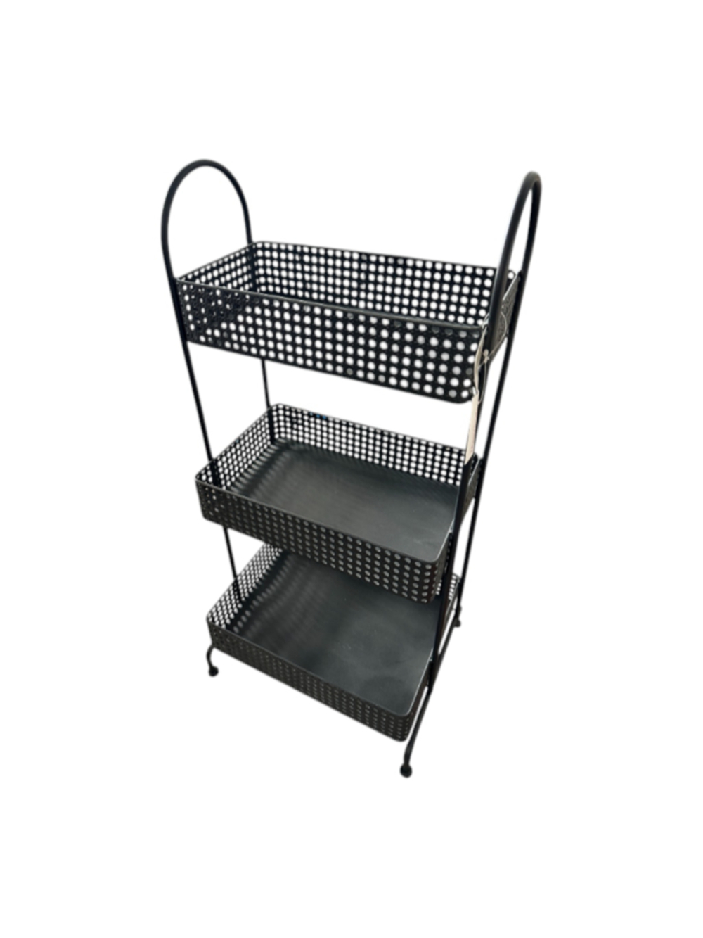 Unbranded Black 3-Tier Storage Shelf One Size